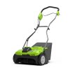 Gyepszellőztető gyűjtős akkumulátoros Greenworks G40DT35 40 v, 35 cm, rugós tengely, akku-töltő nélk