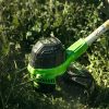 Fűszegélynyíró akkumulátoros Greenworks G40LT 40 v, 30 cm, 1.6 mm damil, akku- és töltő nélkül