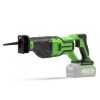 Orrfűrész akkumulátoros Greenworks GD24RS 24v, vmélység fa: 210mm, fém: 20mm, akku-töltő nélkül