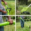 Fűszegélynyíró akkumulátoros Greenworks G24LT28 24 v, 28 cm, 1.6 mm damil, akku- és töltő nélkül