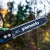 Láncfűrész készlet akkumulátoros Greenworks GD40CS15K2X 40 v, 3/8-1.3-52 szemes, akku- és töltővel