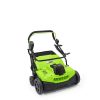 Gyepszellőztető gyűjtős akkumulátoros Greenworks GD40SC36 40 v, 36 cm, rugós tengely, akku-töltőnélk