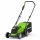 Fűnyíró fűgyűjtős, akkumulátoros Greenworks GD24LM33K2 24 v, 33 cm, akku- és töltővel