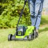 Fűnyíró fűgyűjtős, akkumulátoros Greenworks GD24LM33K2 24 v, 33 cm, akku- és töltővel