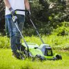 Fűnyíró fűgyűjtős, akkumulátoros Greenworks GD24LM33K2 24 v, 33 cm, akku- és töltővel