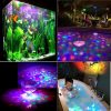 Szivárvány színű LED fény a medencébe és a fürdőkádba