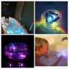 Szivárvány színű LED fény a medencébe és a fürdőkádba