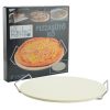 Kerek pizzakő állvánnyal - 33 cm (Ideális Otthon)