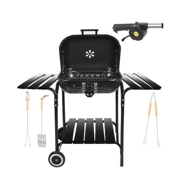 Kerti grill, XL-es BBQ-sütő kerekekkel (Kaminer)