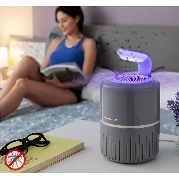 InnovaGoods Szúnyogriasztó LED lámpa - természetes szívóhatású