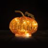 Halloween-i világító tök - 10 LED-es - elemmel