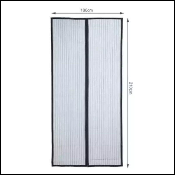 Szúnyogháló ajtóra - Malatec, 100x210 cm, könnyen szerelhető, praktikus védelem