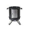 Barbecook BC-SMO-5017 Oskar S zománcozott füstölő és grill, fekete, átmérő 40cm