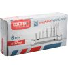 EXTOL PREMIUM  csőkulcs klt., 10db (8 csőkulcs+2 hajtóvas), CrV., 6-22mm (6×7;8×9;10×11;12×13;14×15; 16×17;18×19;20×22) 8816370