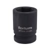 FORTUM gépi (impakt) dugófej 3/4", 27mm, L 52 mm, feketített, FORTUM 4703027