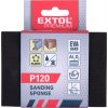 EXTOL PREMIUM kézi csiszolóblokk, (stekli, csiszolószivacs) 100×70×25mm, P120, kemény, EVA 8803665