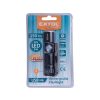 EXTOL LIGHT LED lámpa, 3 W, XPE LED; 150 Lm, ALU ház, zoom, újratölthető Li-ion akkus, 450 mAh 43135