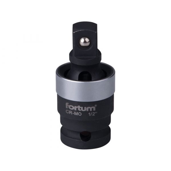 FORTUM csuklós adapter, impakt 1/2" dugókulcsok gépi befogásához, 1/2" gépi befogás, CrMo