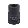 FORTUM gépi (impakt) dugófej 3/4", 19mm, L 52 mm, feketített, FORTUM