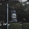 Kerti lámpatartó fém kampó - fekete, rozsdamentes acél - 10 cm - kerti világítás - kültéri lámpa tartó - kerti dekoráció