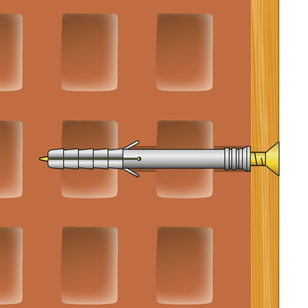 Handy Tipli + csavar - 10 x 80 mm - 10 db / csomag 04815C